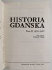 HISTORIA GDAŃSKA TOM II 1454-1655 - red. Edmund Cieślak 